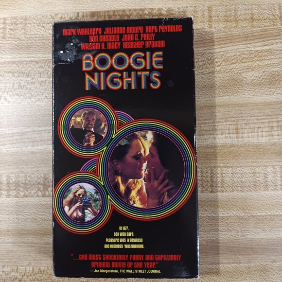 Boogie Nights 1997 VHS Paul Thomas Anderson  Dirk Diggler RollerGirl VTG Cult - Picture 1 of 9